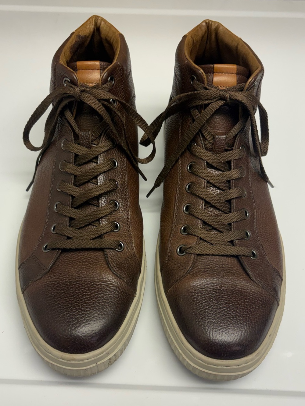 J&M 1850 Leather High-Top Sneakers